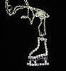 Austrian Crystal Boot Necklace 1 Austrian Crystal Boot Necklace -M & M Skatewear Shop 140