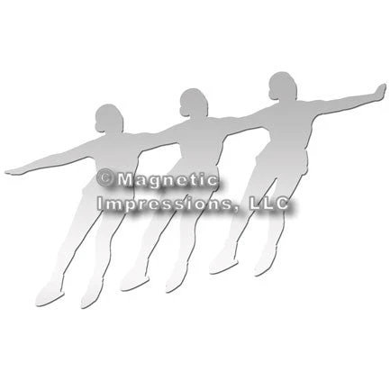 Synchronized Skaters Magnet 4 Synchronized Skaters Magnet - Image 2