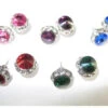 Crystal Earrings, 8mm Size 1 Crystal Earrings, 8mm Size -M & M Skatewear Shop 2711compressed