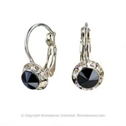 Crystal Wire Earrings, 8mm Size -M & M Skatewear Shop 4002euJET