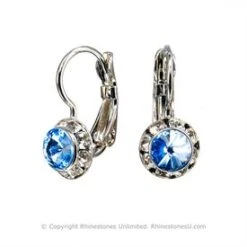 Crystal Wire Earrings, 8mm Size -M & M Skatewear Shop 4002euLSA