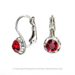 Crystal Wire Earrings, 8mm Size -M & M Skatewear Shop 4002euLSI