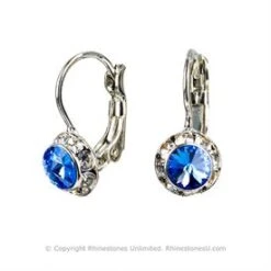 Crystal Wire Earrings, 8mm Size -M & M Skatewear Shop 4002euSAP