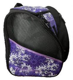 Transpack Skate Bag, Prints -M & M Skatewear Shop 6682 66PurpleSnowflakeSideView
