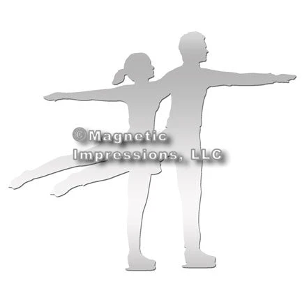 Figure Skater Car Magnet, Pairs 4 Figure Skater Car Magnet, Pairs - Image 2