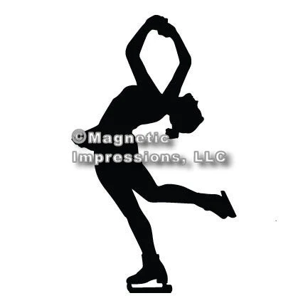 Figure Skater Car Magnet, Layback 6 Figure Skater Car Magnet, Layback - Image 4
