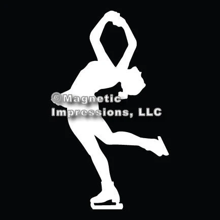 Figure Skater Car Magnet, Layback 5 Figure Skater Car Magnet, Layback - Image 3