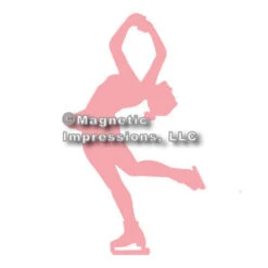 Figure Skater Car Magnet, Layback 13 Figure Skater Car Magnet, Layback -M & M Skatewear Shop 731 zoom