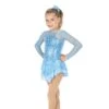 Aurora Ice AJ358 Song Of Sequins Dress -M & M Skatewear Shop AJ358CrystalBlueFront