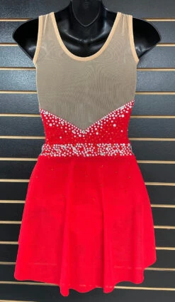 Brad Griffies Ready To Ship Belted Dress With Crystals & Mirrors 8 Brad Griffies Ready To Ship Belted Dress With Crystals & Mirrors -M & M Skatewear Shop BGRed back 1dc7de58 8527 48c6 b187 106d817cb173