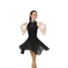 Solitaire Skatewear D22018 Keyhole Dance Dress, Plain Or With Crystals