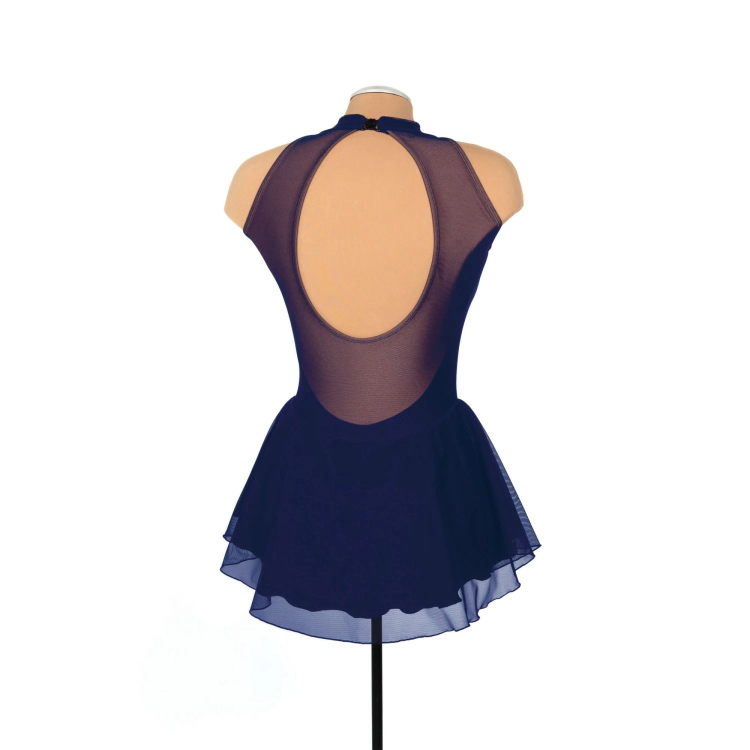 Solitaire Skatewear F22008P/R Mesh Keyhole Dress: Plain Or With Crystals 13 Solitaire Skatewear F22008P/R Mesh Keyhole Dress: Plain Or With Crystals - Image 11