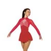 Solitaire Skatewear F22002S Strappy Back Dress: Super Crystals 1 Solitaire Skatewear F22002S Strappy Back Dress: Super Crystals -M & M Skatewear Shop F22002S Red C Tone Mesh Front