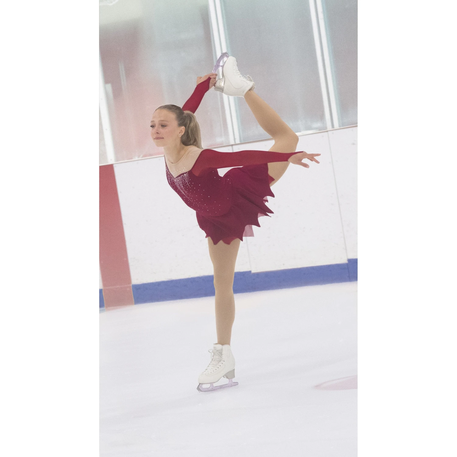 Solitaire Skatewear F23023R Icicle Hem Dress, With Crystals 5 Solitaire Skatewear F23023R Icicle Hem Dress, With Crystals - Image 3