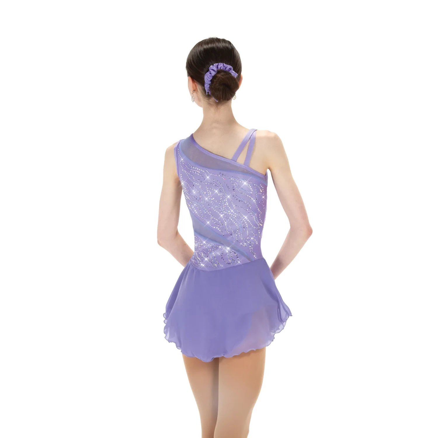Solitaire Skatewear F24004 Mesh Inset Dress, No Crystals OR Super Crystals 13 Solitaire Skatewear F24004 Mesh Inset Dress, No Crystals OR Super Crystals - Image 11