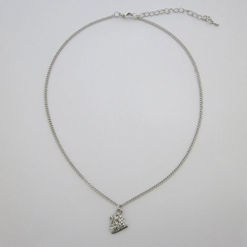 Crystal Ice Skate Necklace 4 Crystal Ice Skate Necklace - Image 2