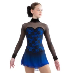 Elite Xpression Ready To Ship Classical Faded Navy Black Dress