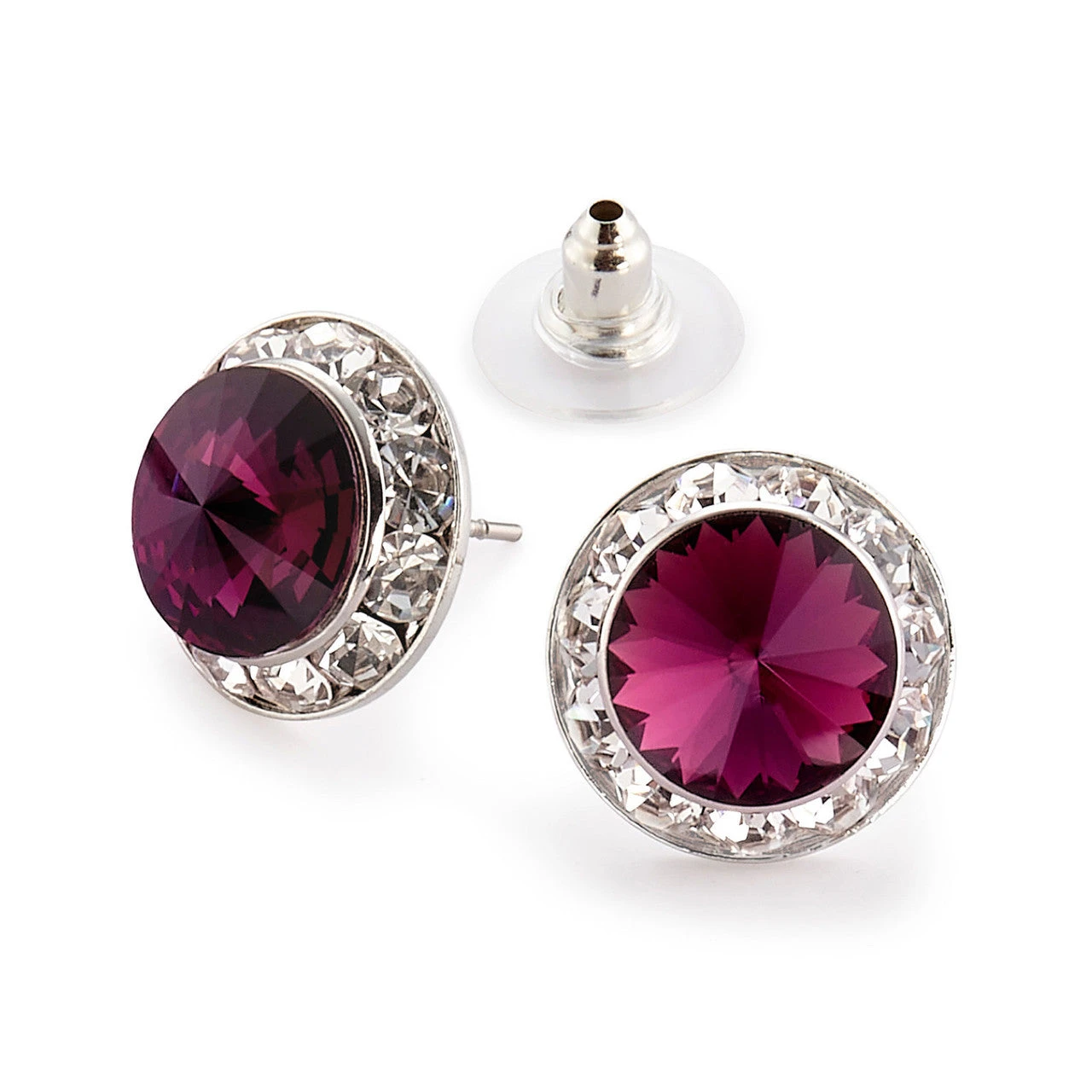 Crystal Earrings, 12mm Size 7 Crystal Earrings, 12mm Size - Image 5