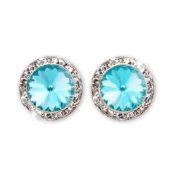 Crystal Earrings, 12mm Size 25 Crystal Earrings, 12mm Size -M & M Skatewear Shop JEAQB15 66458.1659366344