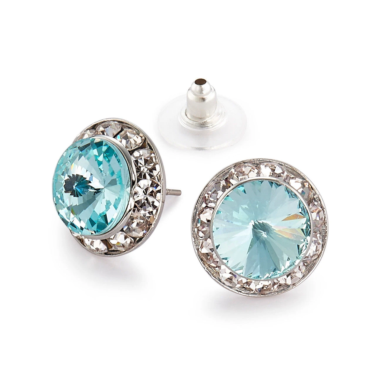 Crystal Earrings, 12mm Size 19 Crystal Earrings, 12mm Size - Image 17