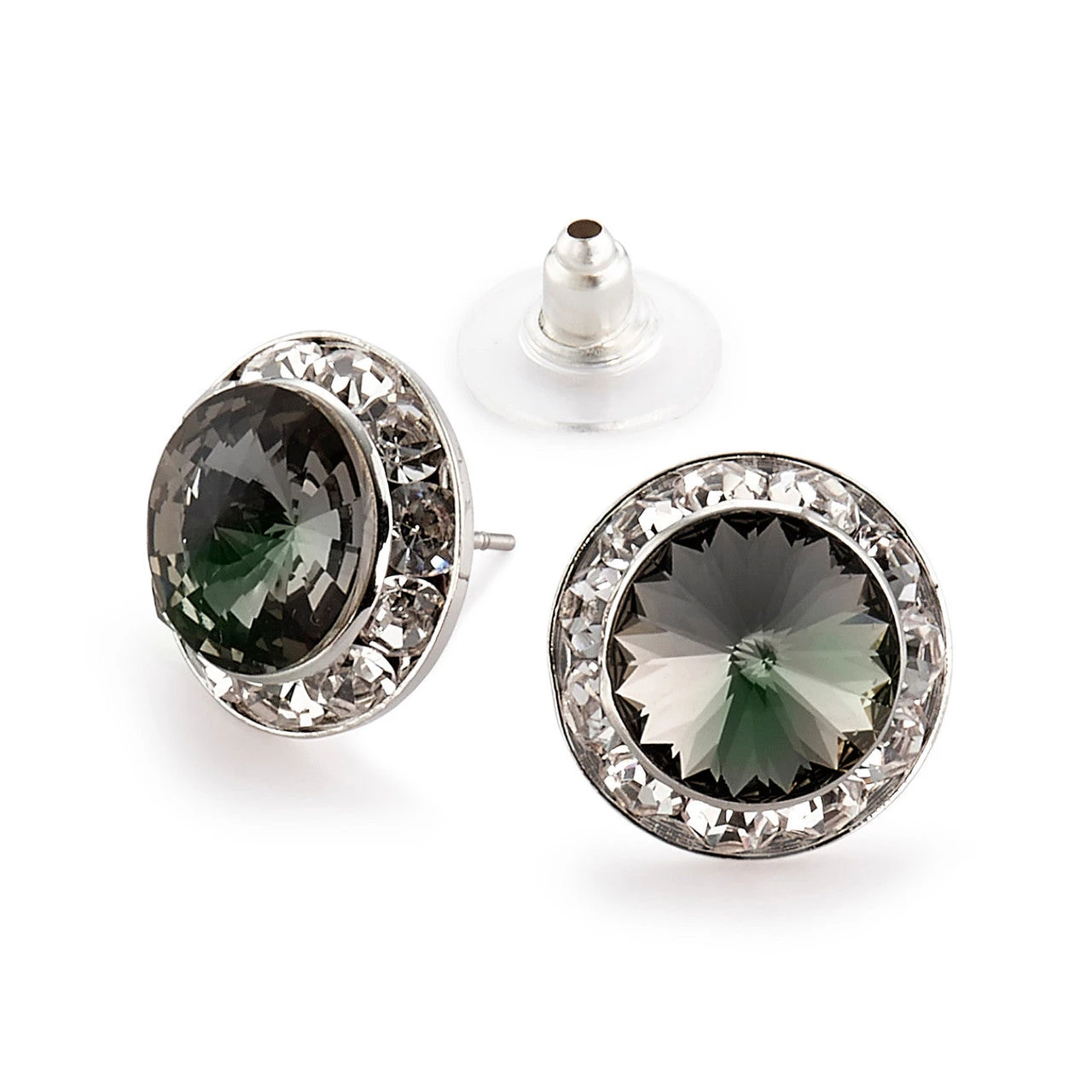 Crystal Earrings, 12mm Size 8 Crystal Earrings, 12mm Size - Image 6