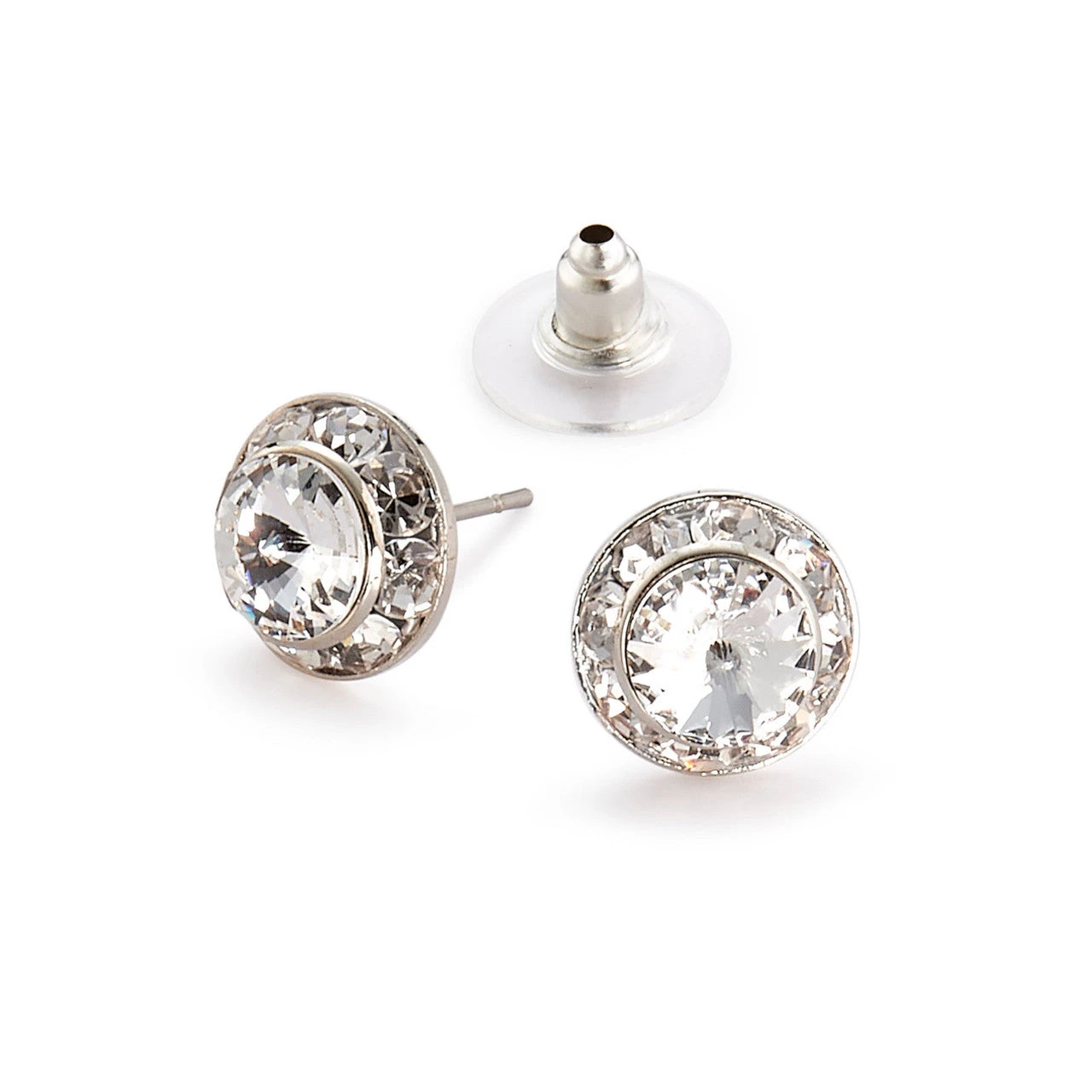 Crystal Earrings, 11mm Size 4 Crystal Earrings, 11mm Size - Image 2