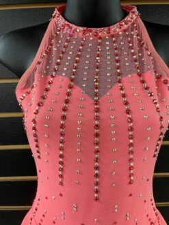 Brad Griffies Ready To Ship 412 Dress With Crystals -M & M Skatewear Shop MM412Frontdetail