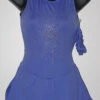 Motionwear Ready To Ship 8104, Sleeveless Cotton Lycra Dress With Rhinestones