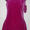 Six0 915 Ready To Ship Fuchsia Velvet Dress