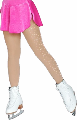 Style 8830 Footed Tights With Crystals