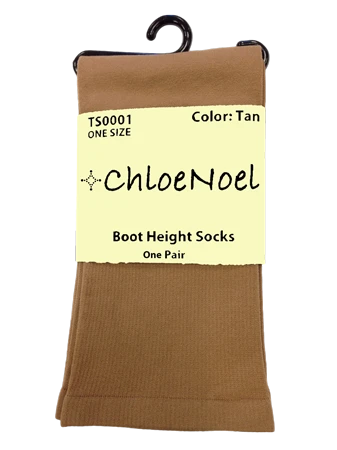 Skin-tone S01 Boot Height Socks (1 Pair) 4 Skin-tone S01 Boot Height Socks (1 Pair) - Image 2