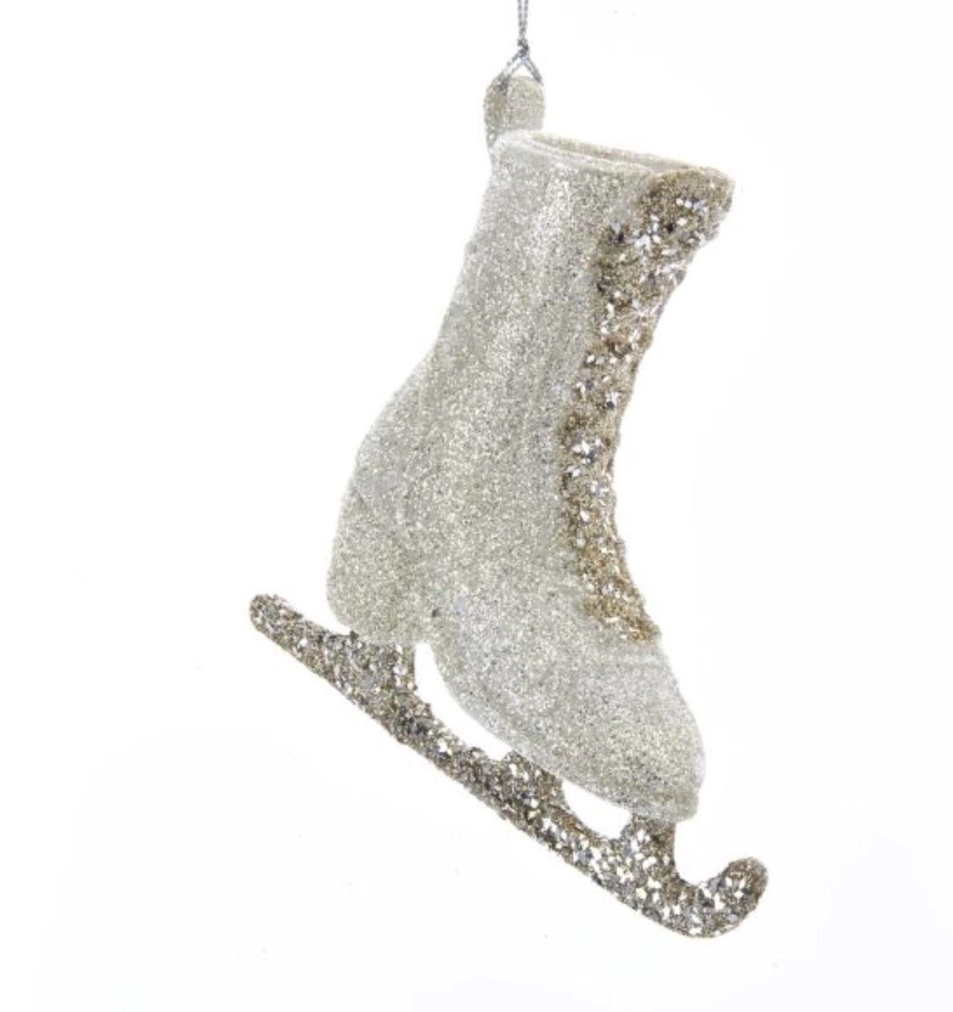 Glitter Ice Skate Ornament 3 Glitter Ice Skate Ornament