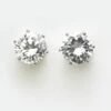 CZ Crystal Pierced Earrings