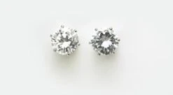 CZ Crystal Pierced Earrings
