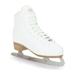 Riedell Horizon Ice Skate Set -M & M Skatewear Shop riedell horizon white angle shadow