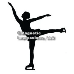 Figure Skater Car Magnet, Spiral -M & M Skatewear Shop url uploaded file 1451688155568700dd30e6e