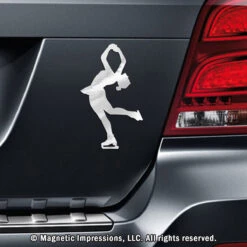 Figure Skater Car Magnet, Layback